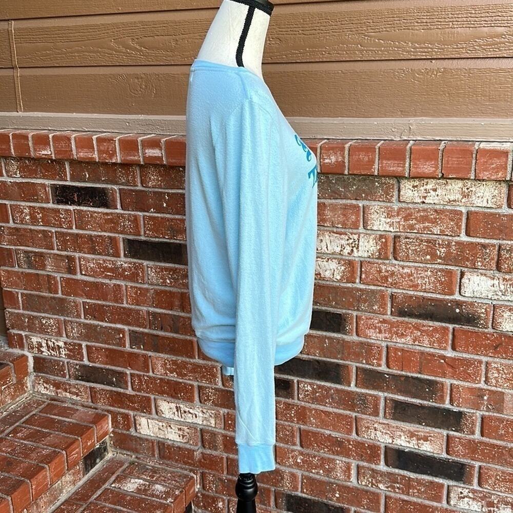 Wildfox Hungover The Moon Baggy Beach Jumper Sweatshirt S Blue NWT Vintage Soft - Picture 4 of 7